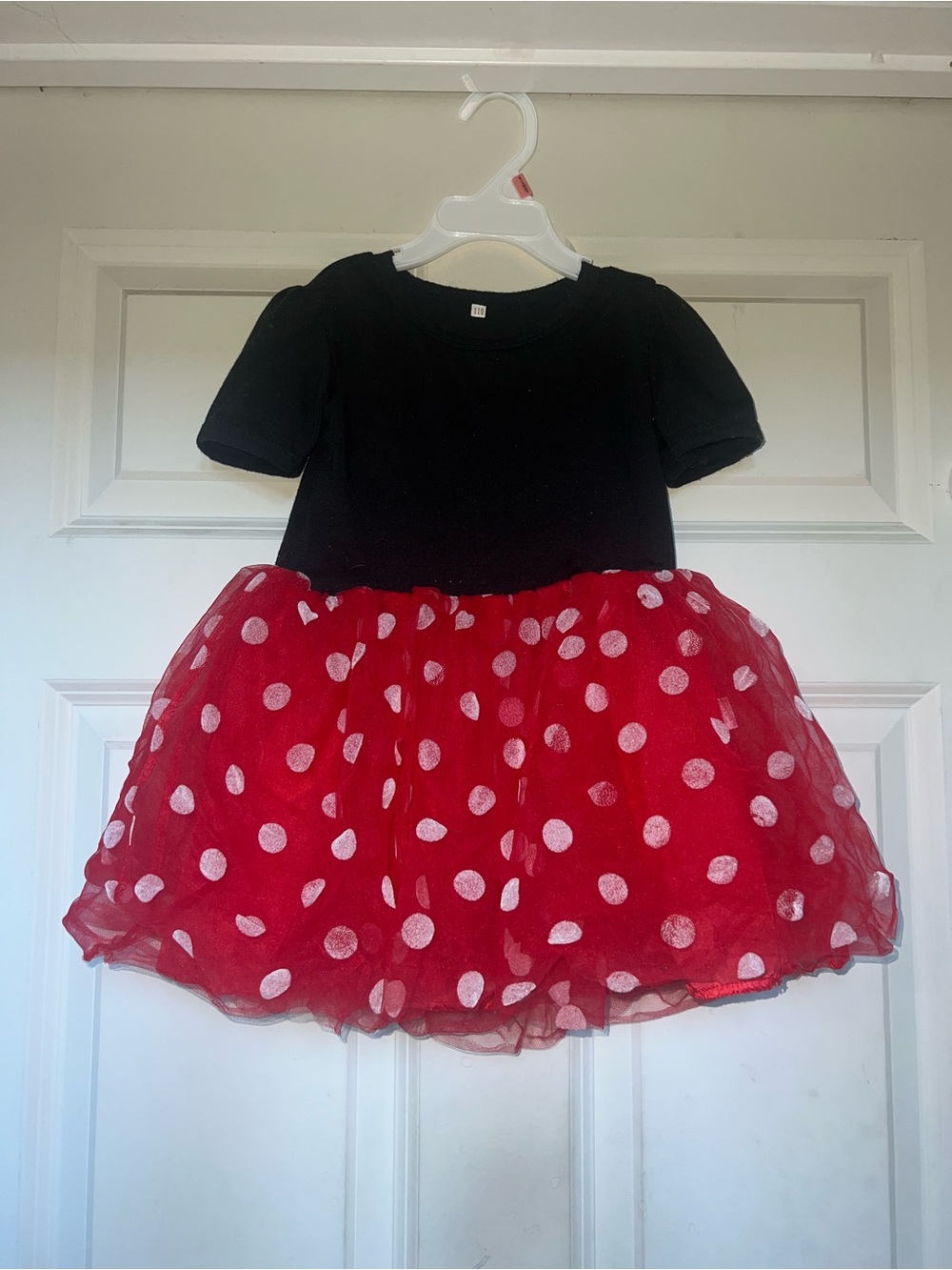 Minnie Mouse - Black and Red Polka Dot Toddler Costume / Dress - 2T/3T